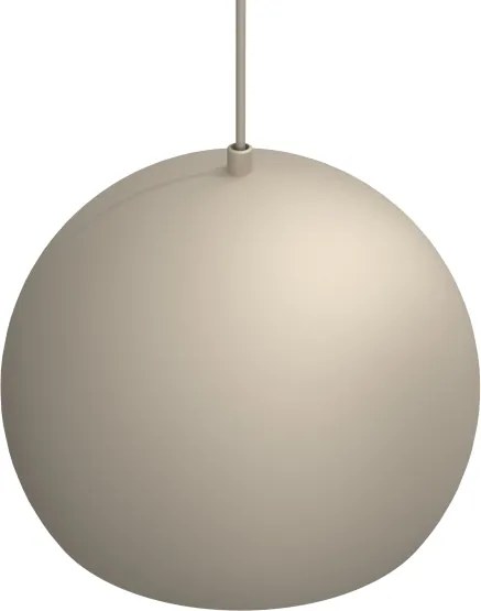 Lustră suspendată pe cablu SOOL, 1x E27/15W/230V, Ø 27 cm, bej