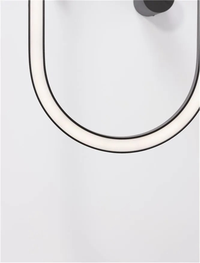 Lustra LED suspendata design modern QUERALT negru