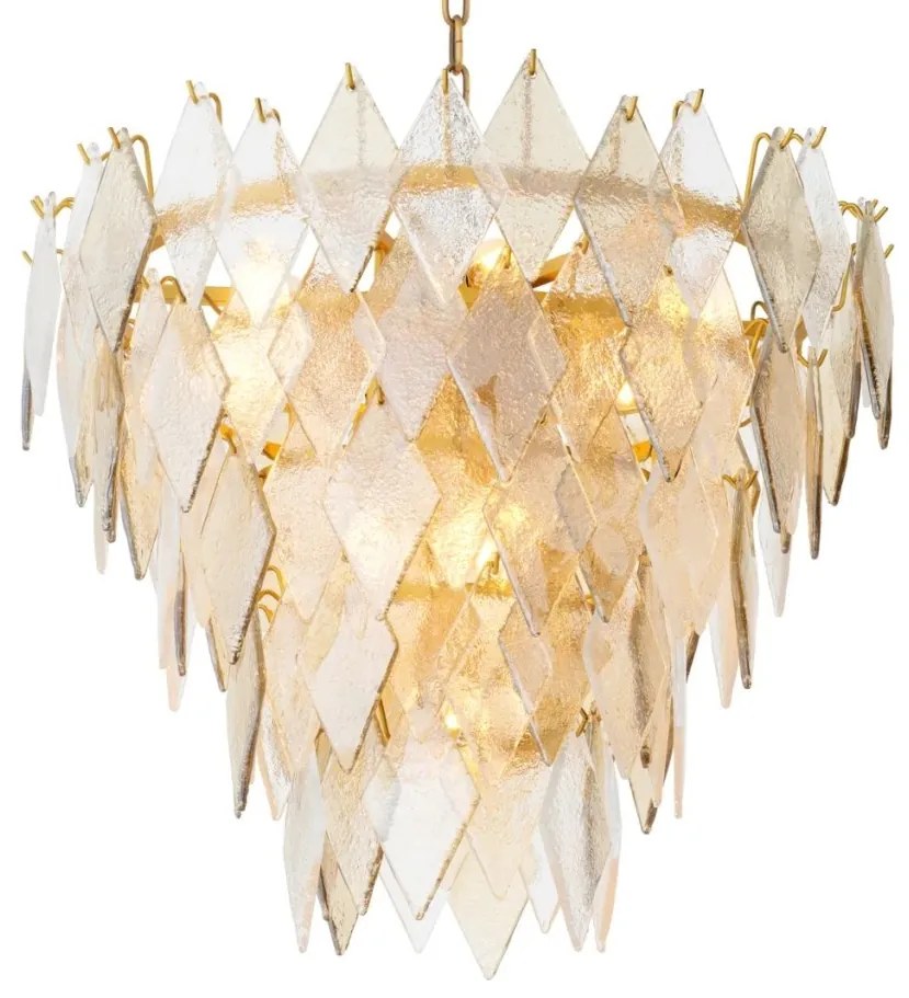 Candelabru LUX, Sticla Realizata Manual, Rhombus S