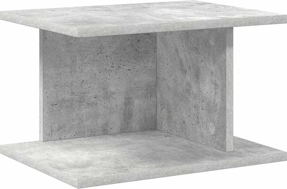 vidaXL Noptieră Gri din beton 40 x 30 x 25 cm Lemn compozit