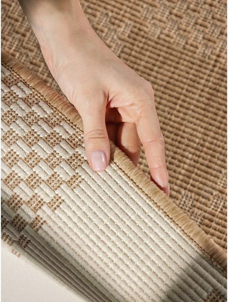 Covor tip traversă pentru interior și exterior crem/în culoare naturală 80x200 cm Haringey Dorothy – Ted Baker