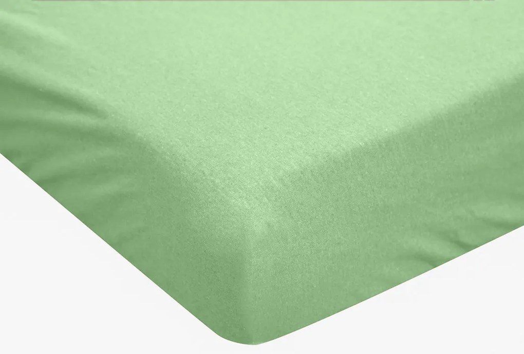 Cearsaf impermeabil JERSEY 70x140 cm, verde