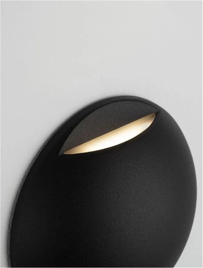 Aplica exterior cu iluminat sus si jos LED IP65 PASSO negru