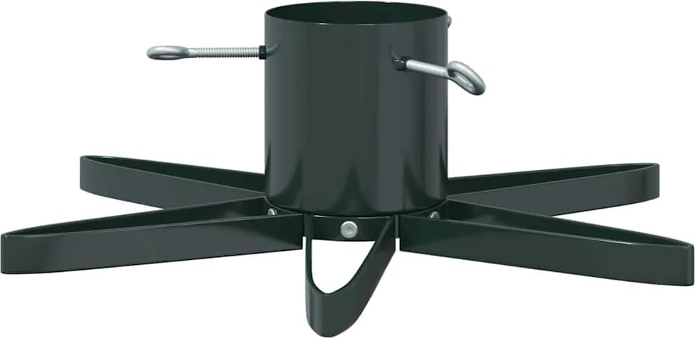 vidaXL Suport pentru brad de Crăciun 1.73 Verde 50 x 50 x 15,5 cm Oțel