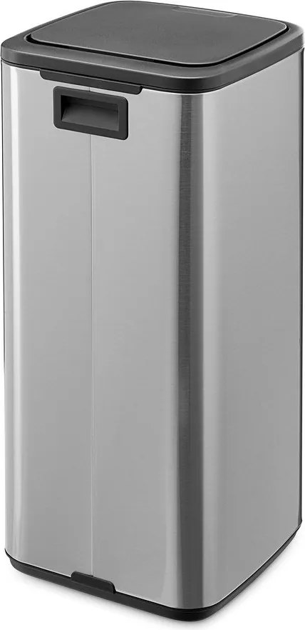 Coș de gunoi argintiu mat cu senzori de atingere din oțel 30 l Bo Touch – Brabantia