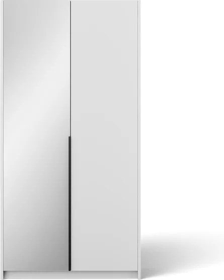 Dulap Alera II Hinged – cu oglindă – 100x58x204 cm – Alb – Alera II Hinged Dulap – Varianta 1