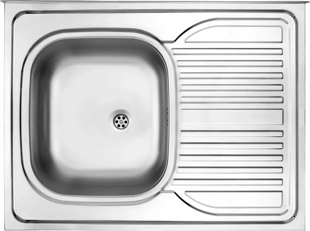 Chiuveta Deante Tango inox satinat cu cuva orientata pe stanga 80x60 cm