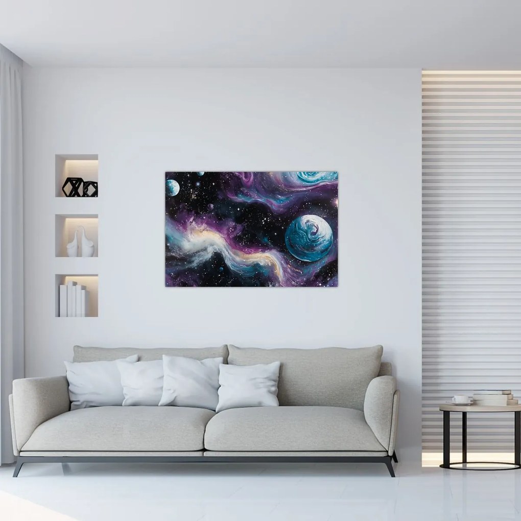 Tablou - Univers pictat (90x60 cm)