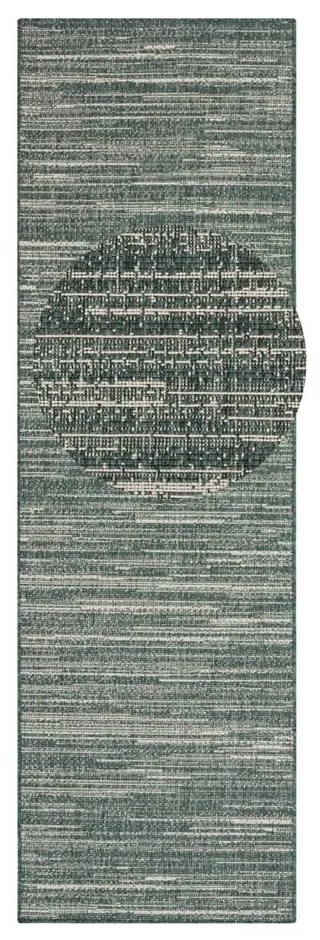 Covor de exterior verde de tip traversă 250x80 cm Gemini - Elle Decoration