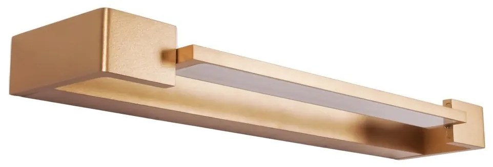 Aplica de perete baie cu protectie IP44, FLINK L-45cm, auriu