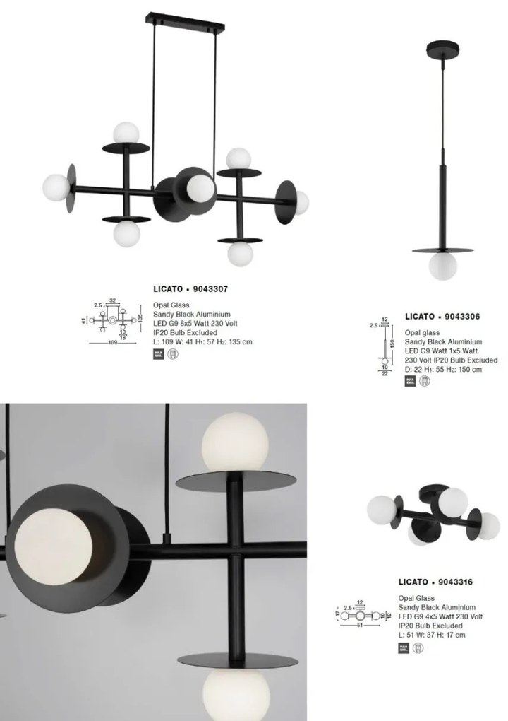 Pendul modern design minimalist LICATO