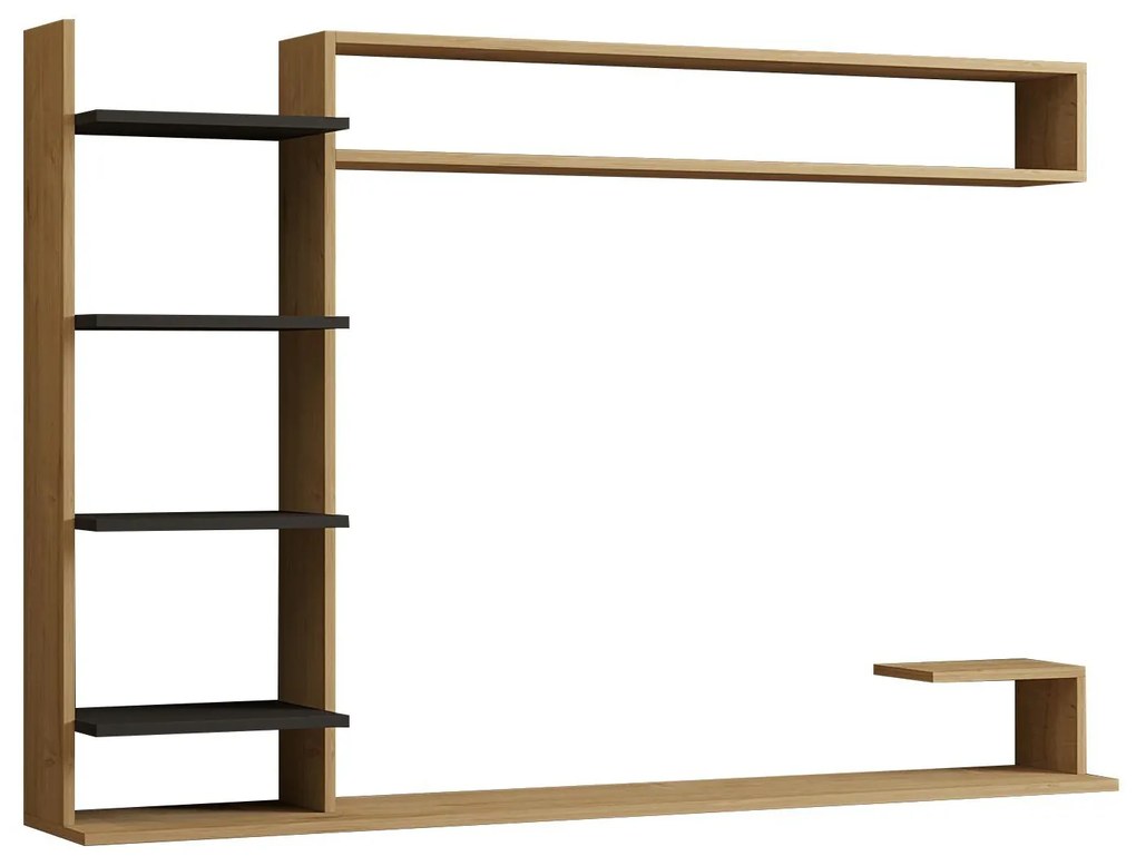 Mobilier living Pikovo (stejar zafir + antracit) . 1095553