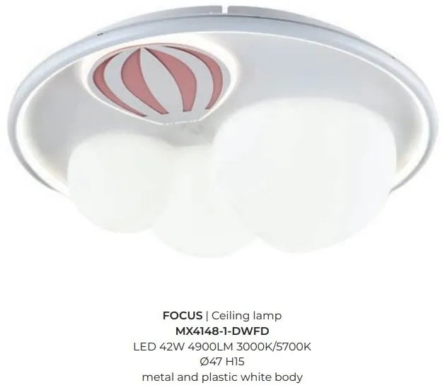 Plafoniera LED camera copii FOCUS