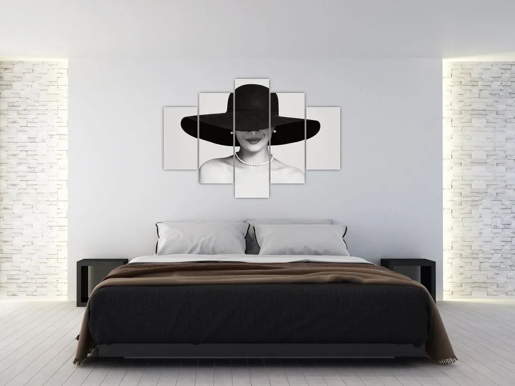 Tablou - Femeia cu pălărie (150x105 cm)