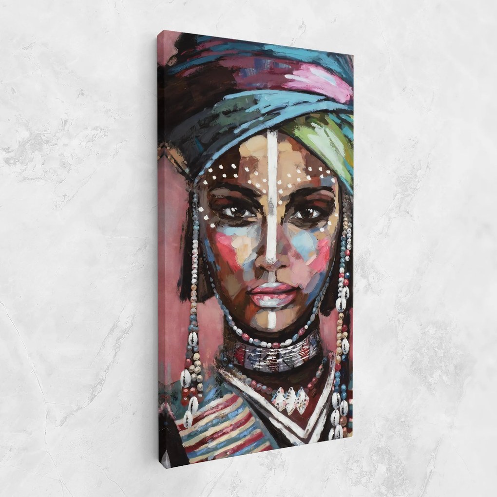 Tablou Canvas, 60x120cm, Dormitor si Living, Femei, Femei africane, Zola