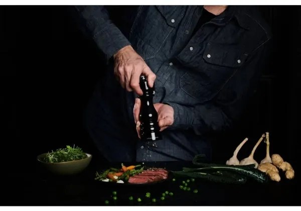 Set de râșnițe pentru sare și piper Cole&Mason LONDON 2 buc. 18 cm fag/negru