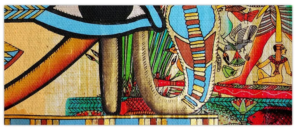 Tablou- Pictură egipteană (120x50 cm)
