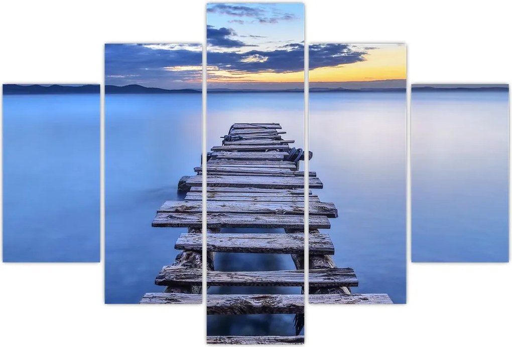 Tablou - Ponton, Zadar, Croația (150x105 cm)