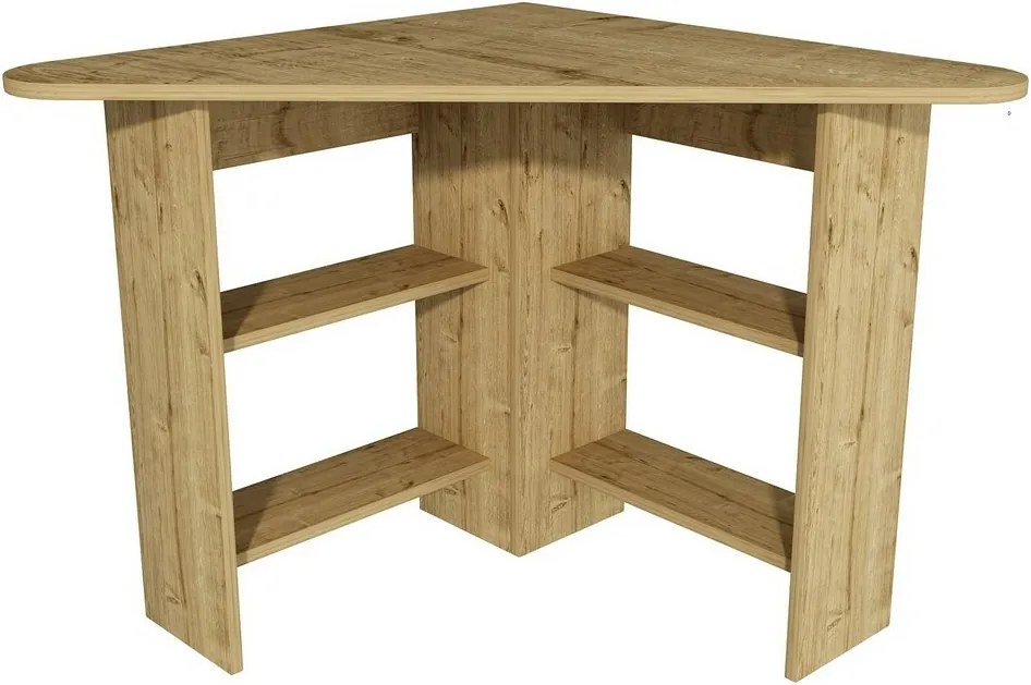 Birou Corner Sapphire Oak