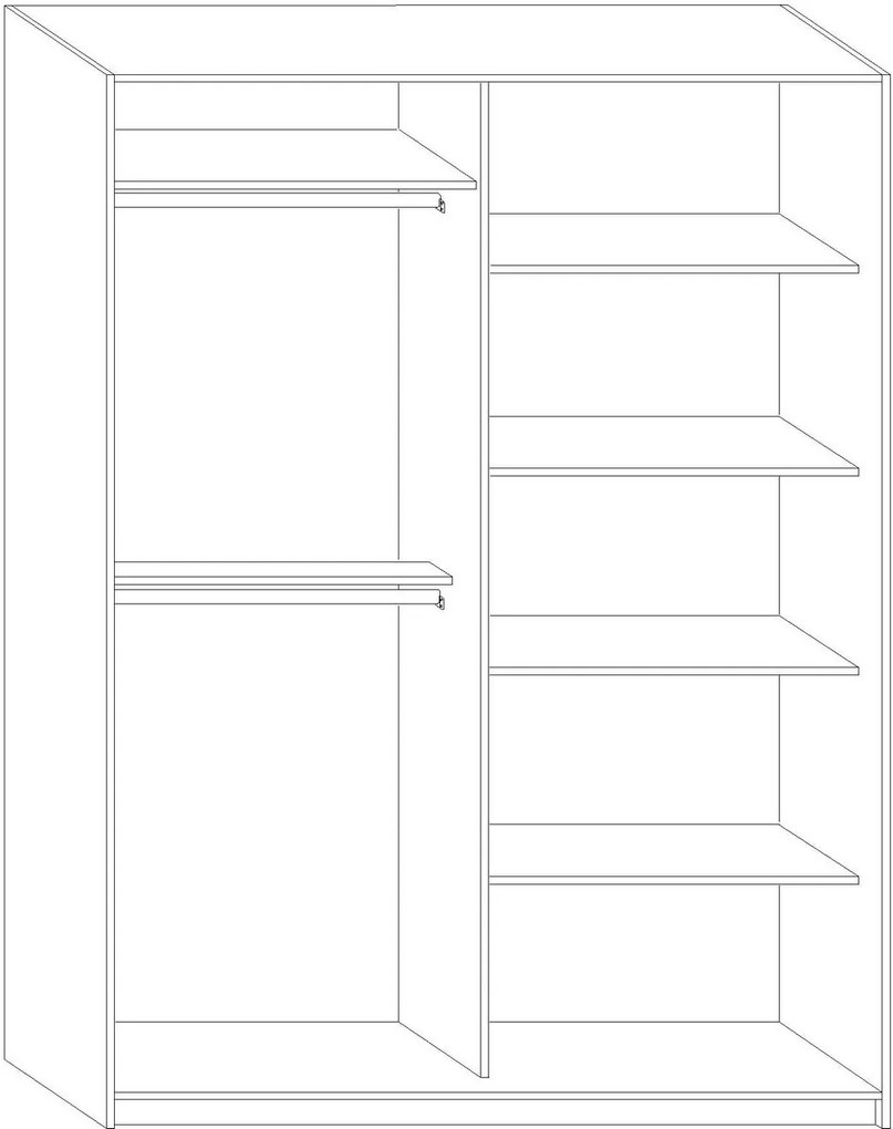 Dulap de haine Prestwood 160 B. 746611