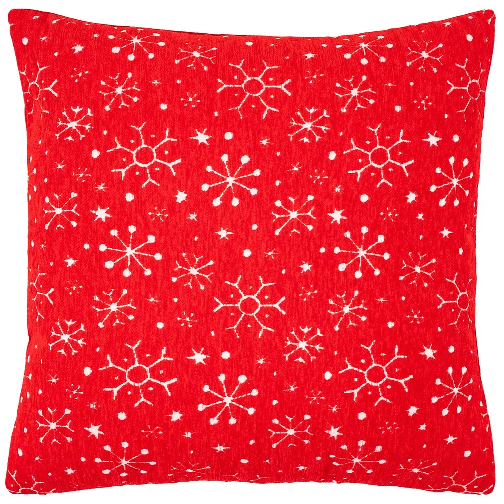 Față de pernă 4Home Snowfall in Red, 45 x 45 cm