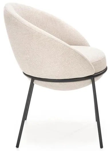 Scaun tapitat K482 bej