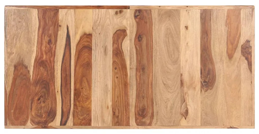 286066 vidaXL Blat de masă, 140 x 70 cm, lemn masiv de sheesham, 16 mm