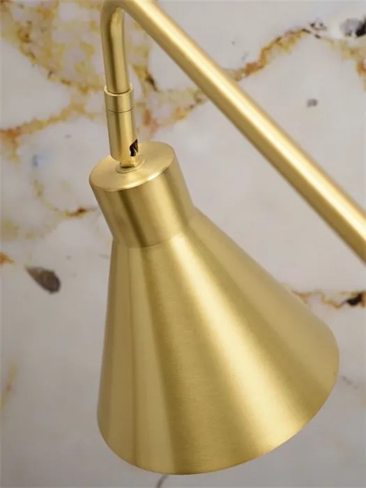 Lampadar design nordic Lyon auriu LYON/F/GO