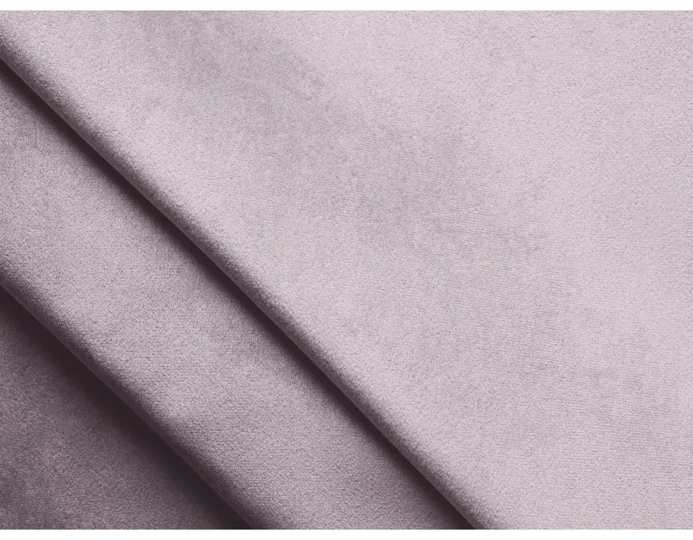 Pat matrimonial mov lavandă tapițat cu somieră 140x200 cm Akela – Makamii