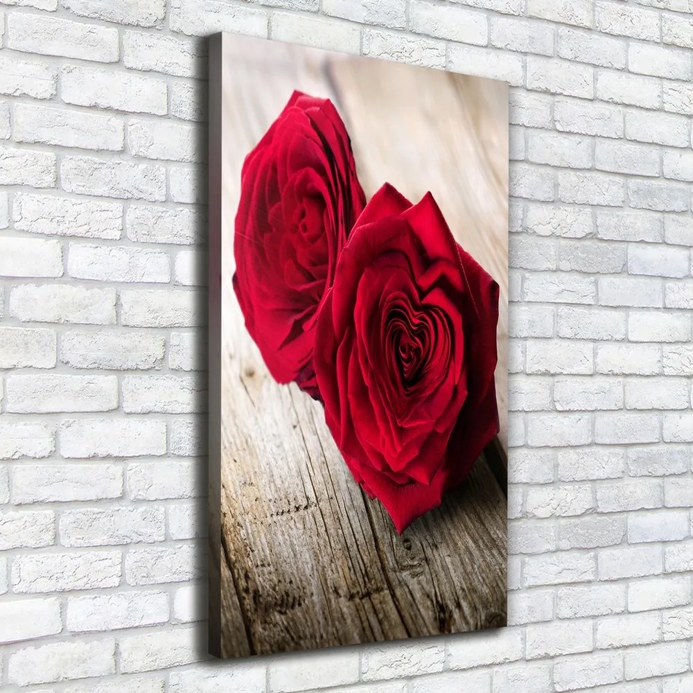 Tablou canvas Trandafiri rosii