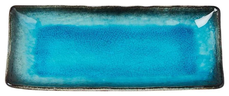 Farfurie servire din ceramică MIJ Sky, 29 x 12 cm, albastru