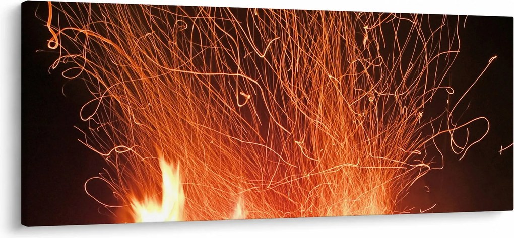 Tablou cu focul (120x50 cm)