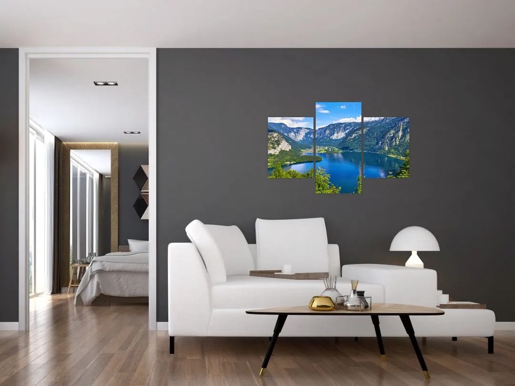 Tablou - Lacul Hallstatt, Hallstatt, Austria (90x60 cm)