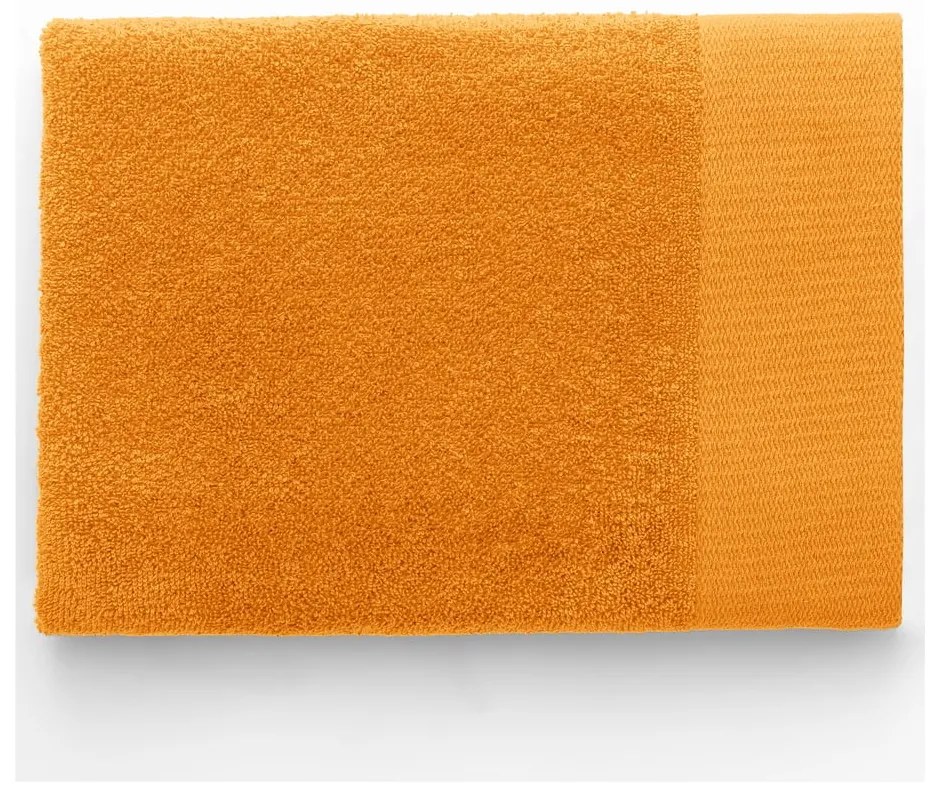 Prosop portocaliu din bumbac din frotir 30x50 cm Amari – Restilo