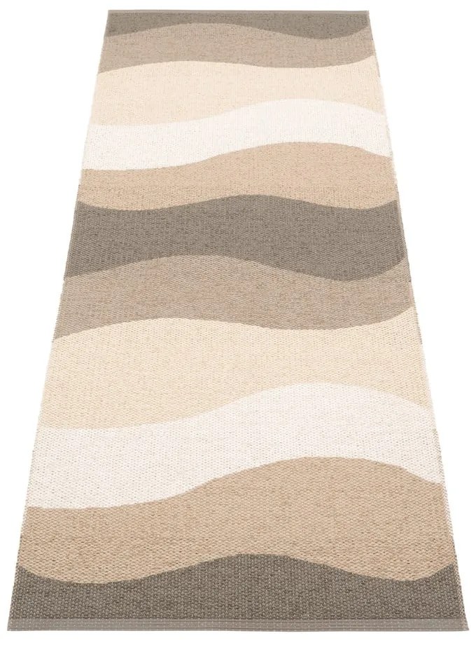 Covor tip traversă pentru interior și exterior maro/bej 70x200 cm Urvi Earth – Pappelina