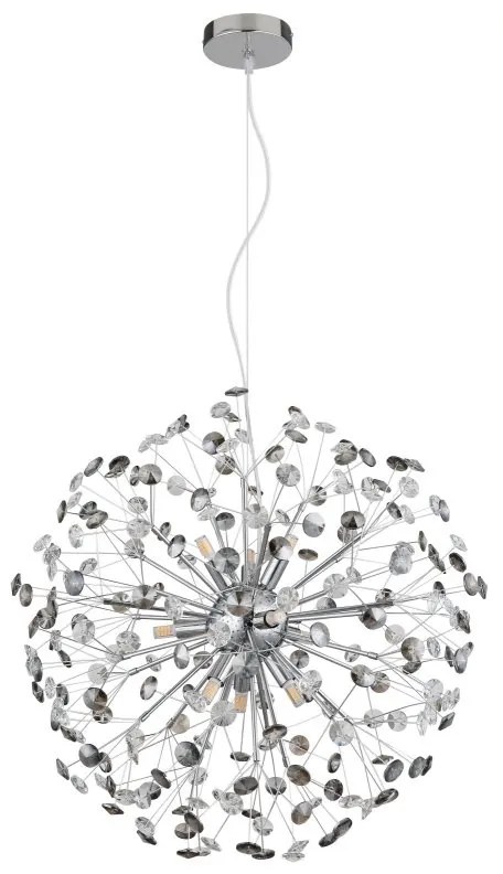 Lustra suspendata design elegant KATRINA 60cm acrom 64135H2C GL