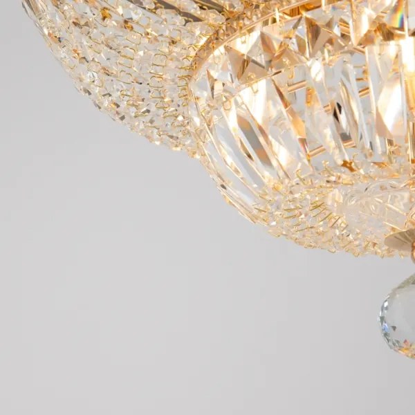 Plafonieră Maytoni DIA100-CL-12-G BASFOR 12xE14/60W/230V auriu