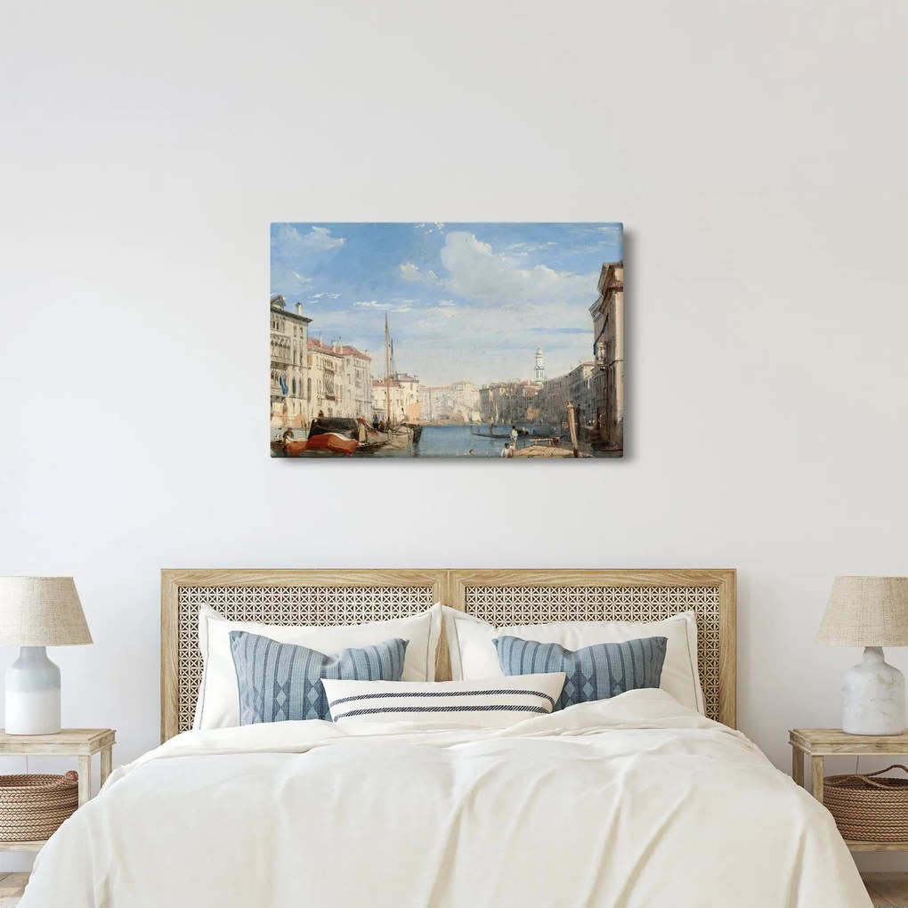 Tablou - Richard Parkes Bonington, The Grand Canal, reproducere (90x60 cm)