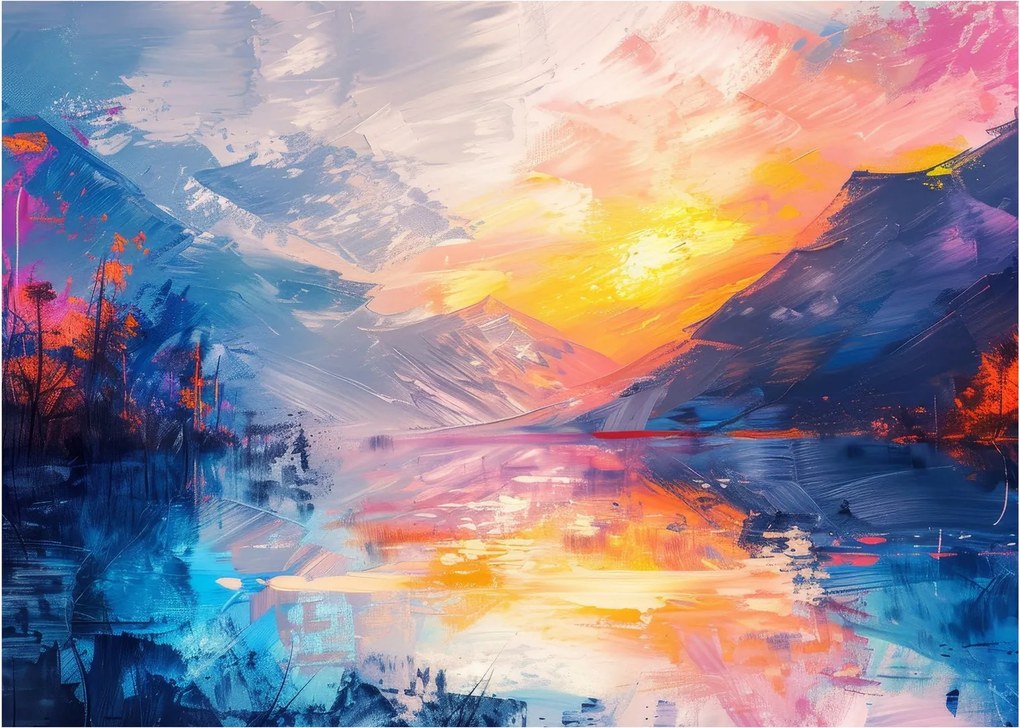 Tablou - Pictura peisajului (70x50 cm)