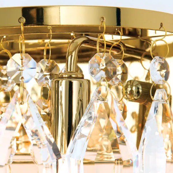 Aplică de cristal Orion WA 2-1369/2 CELESTE 2xG9/40W/230V auriu