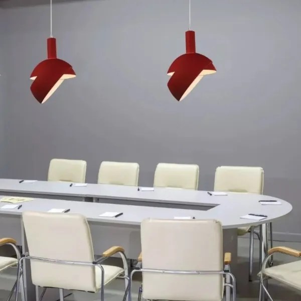 Lustră pe cablu 1xE14/60W/230V roșu