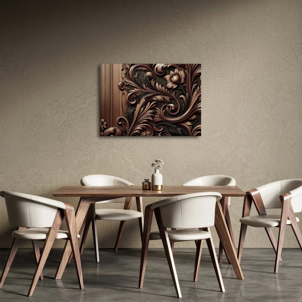 Tablou - Model din lemn (70x50 cm)