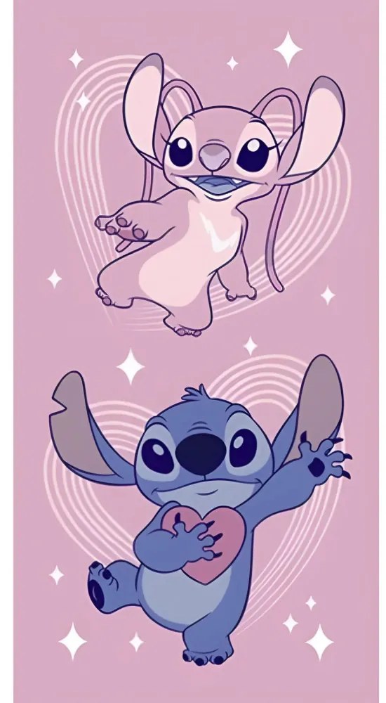 Disney Lilo și Stitch Angel prosop de baie, prosop de plajă 70x140cm (Fast Dry)