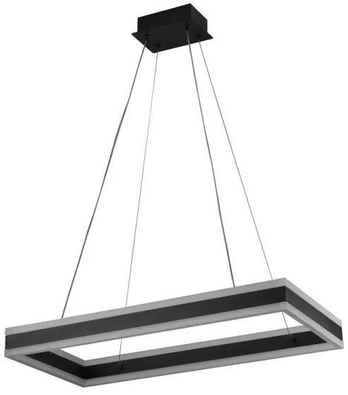 Lustră LED dimabilă pe cablu LED/80W/230V 3000-6500K + telecomandă