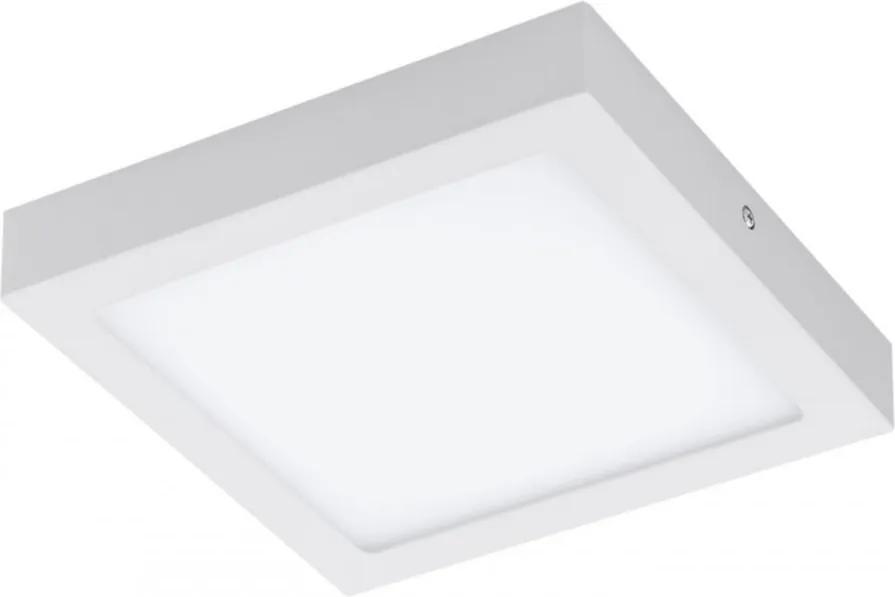Plafoniera LED Fueva IV plastic / otel, 1 bec, alb, latura 23 cm, 230 V, 2000lm