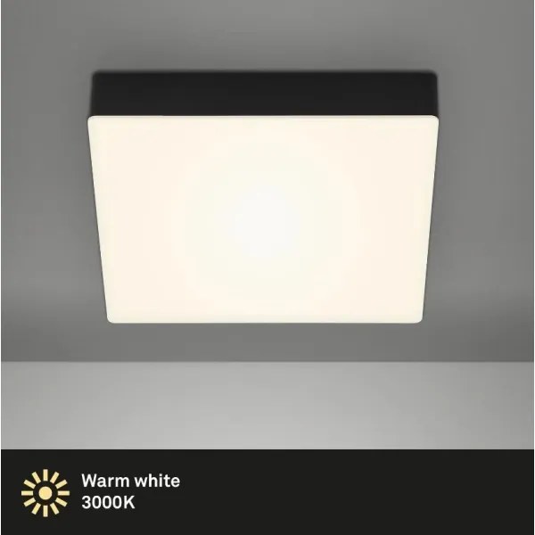 Plafonieră LED FLAME LED/16W/230V negru Briloner 7070-015