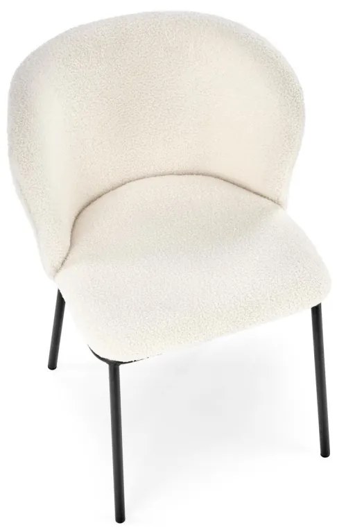 Scaun tapitat K518 crem