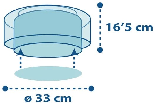 Plafonieră pentru copii POLICE 2xE27/60W/230V Dalber 60616