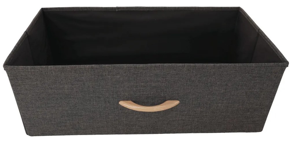 Comodă cu sertare din material textil HAZEL TIP 3,maro, XL