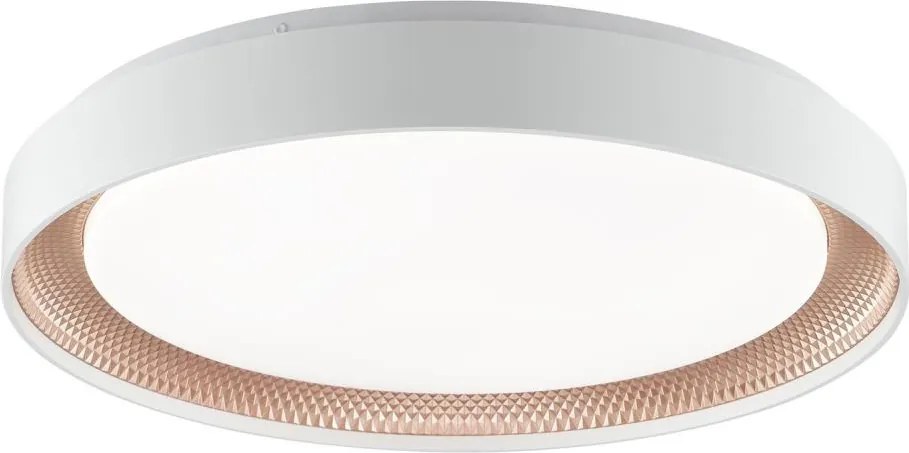 Brilliant - Plafonieră LED dimabilă WALDO LED/36W/230V alb/aur roz + telecomandă